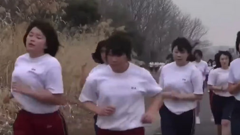 【動画】女子校の揺れすぎマラソン大会、絶対に性的な目で見ないで下さいｗｗｗｗ
