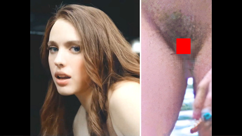 【ガチ画像】 美少女モデル、撮影現場で乳首も無修正マ○コも晒されてしまう…