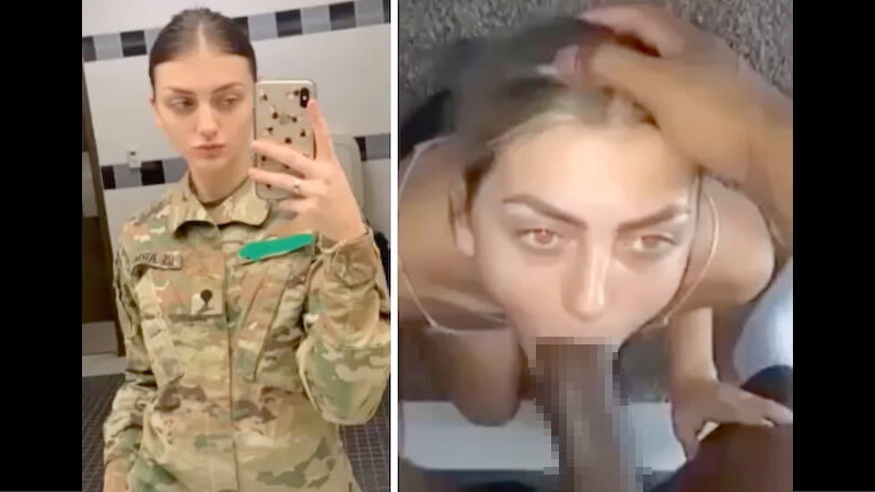 【流出】 アメリカ軍の美女兵士、上官（♂）の肉便器にされてた・・・（動画あり）
