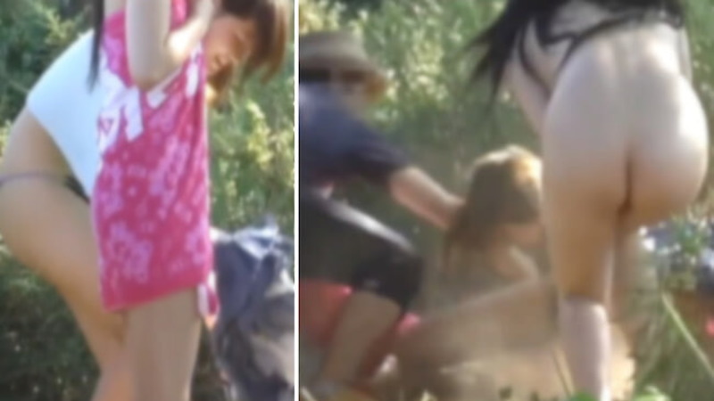 海で着替える10代少女2人が男に襲われる日本の盗撮動画、海外でクレイジーすぎると話題に