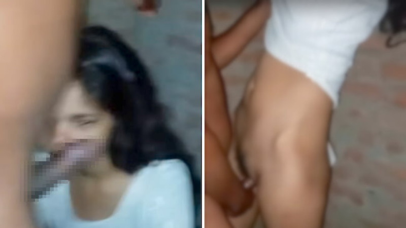 知らないおじさんに自宅前でレ●プされるインド人少女の動画、あまりに狂気すぎる