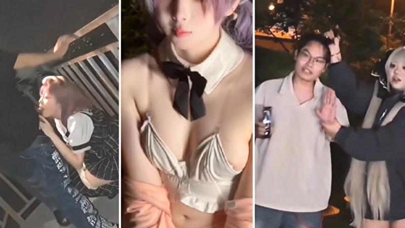 【衝撃】 女子コスプレイヤー、夜イベントでチ●ポ挿れられる動画が拡散…逮捕者まで出た模様www