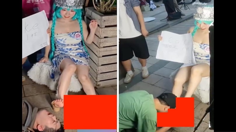 イベントで ”体液” を売る美女コスプレイヤーとそれに群がる男達…地獄だろこの光景…