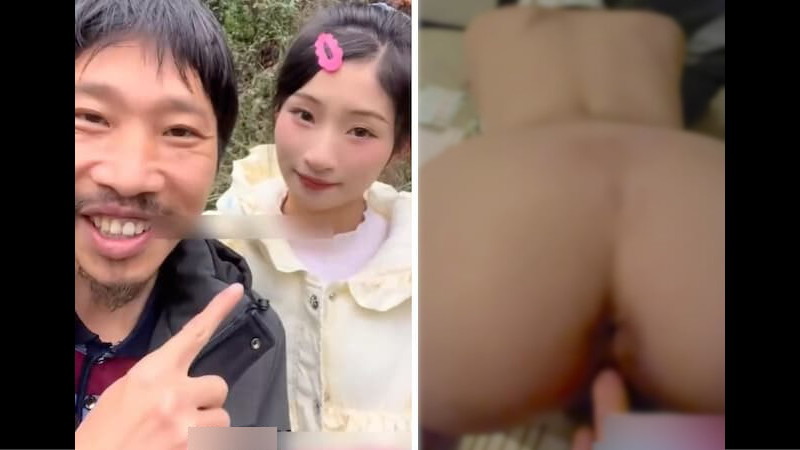 ネットで話題の美少女×キモオジカップル、実の父娘と判明ｗｗｗ 近親相姦セ○クス動画がコチラ…