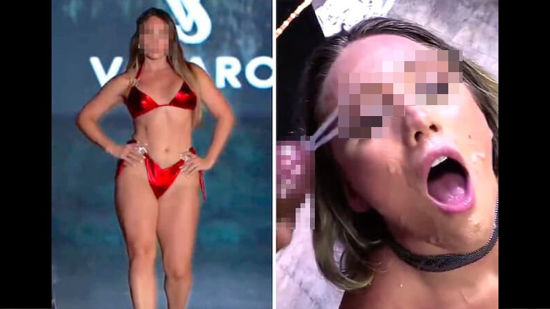 【動画】 プロの水着モデル♀さん、発掘された「黒歴史AV」と並べられ拡散されまくる…